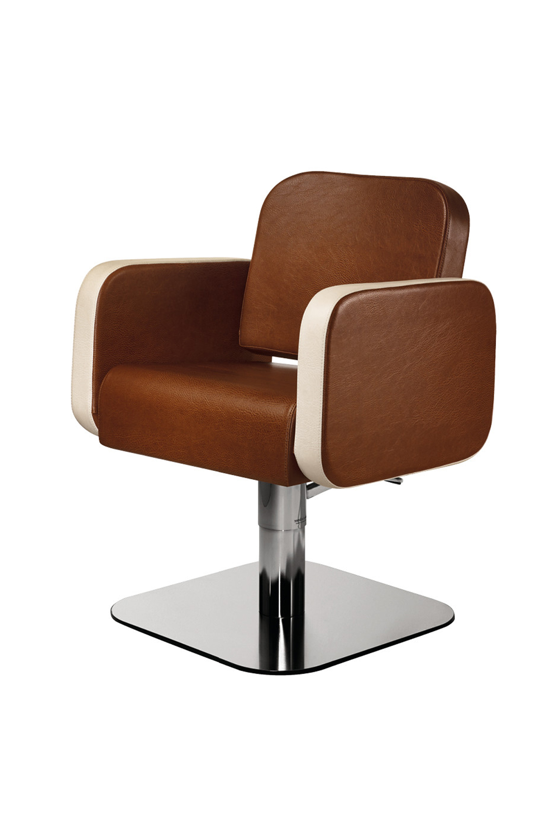 Cognac discount salon chair