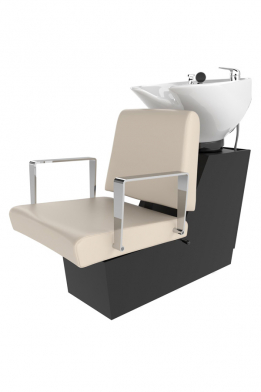 Lila Backwash Shampoo Shuttle on Wooden Chassis