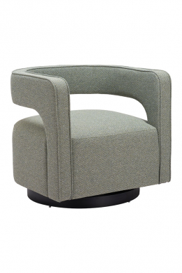 TURKU Swivel Chair - Sage Green