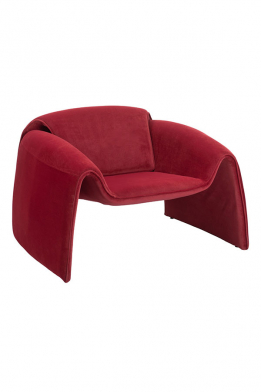 HORTEN Accent Chair - Red Velvet