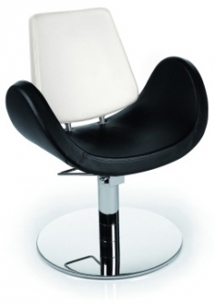 ALIPES ROTO Salon Chair With Swivel Stainless Steel Base