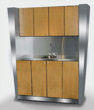 Upper and Lower Cabinet w/Frame