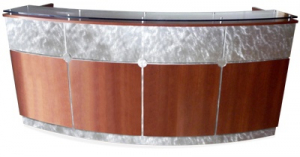 Tangier Metal Reception Desk 96