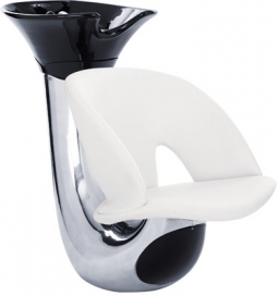 ALLUMINIUM VICKY Backwash Unit with Black Basin