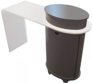 Oval Manicure Table