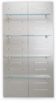 Useform Shelf Large in Sandblasted Crystal