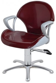 PLUS Salon Chair with Grey Armrest