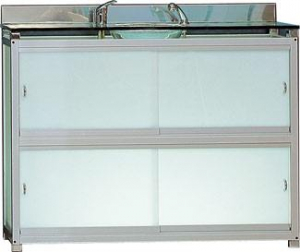 Marine  Dispensary Lower Cabinet with Basin Water Mixer