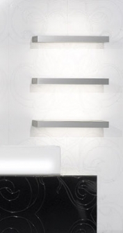 Aluminum Illuminated Box Shelf Small