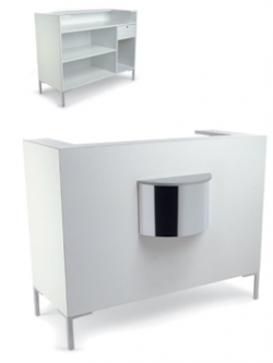 TEKA 05 Reception Desk Silver