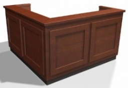 Tuscan Reception Desk 96