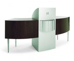 Podium Reception Desk with wings