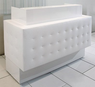 Lounge Reception Desk: Design X Mfg | Salon Equipment, Salon Furniture ...