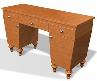 Fontana Manicure Table