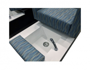 One Solid Surface White Basin and Top