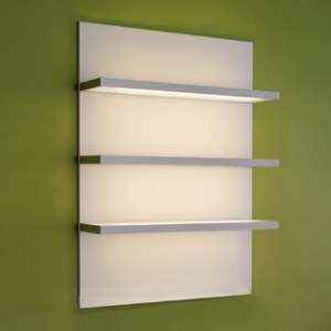 Pod Display Case in White with Lighting